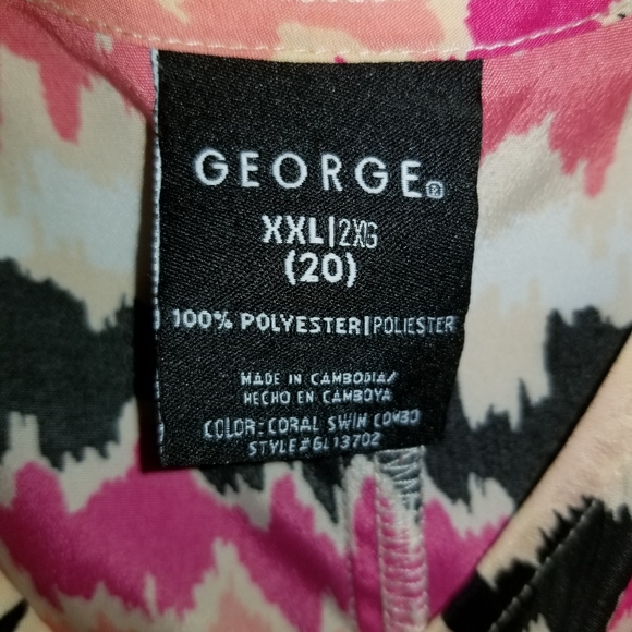 Pink & Black Chevron Stripe Dress - Picture 3 of 5